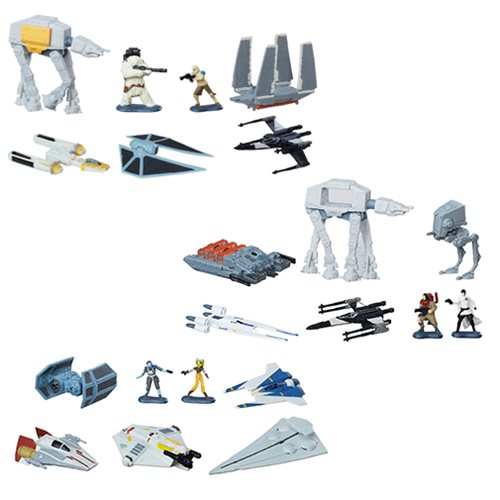 Star Wars Rogue One MicroMachines Deluxe Vehicles and Figures Wave 4 Set